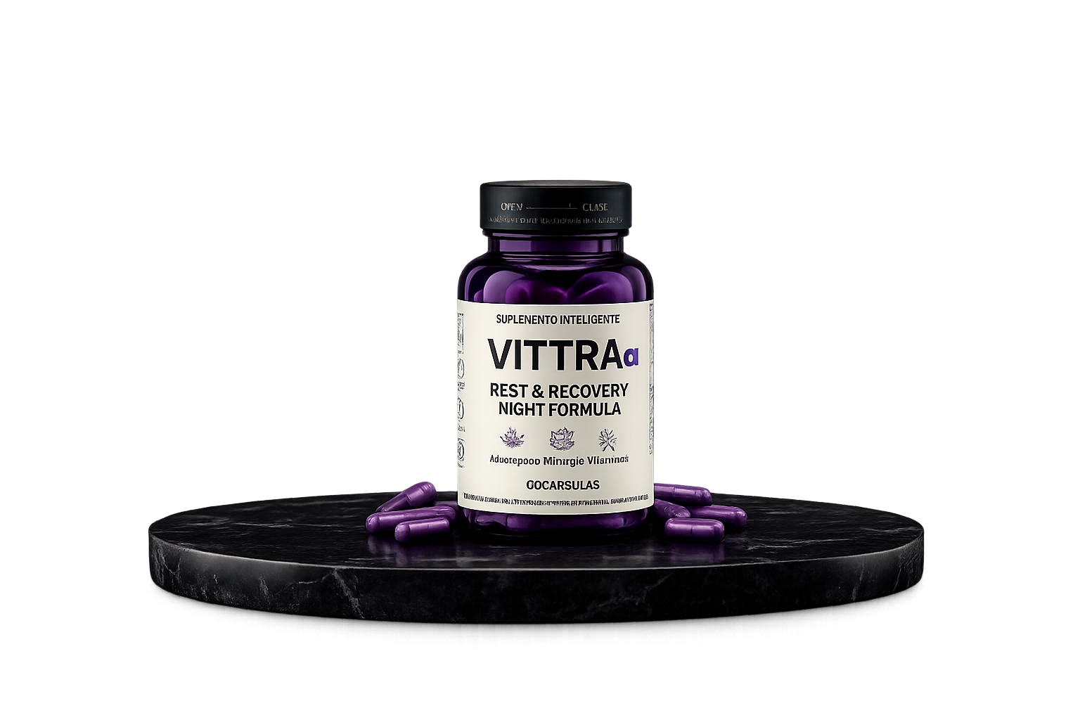 Frasco VITTRA — fórmula de energia, foco e imunidade